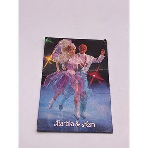 Vintage 1980s Barbie & Ken Skating Dance Trading Card